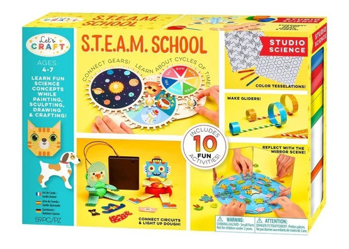 Juegos Didáctico Para Niños Let's Craft Steam Ciencia Deluxe