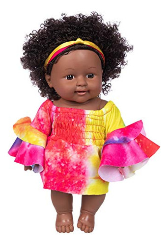 Ecore Fun 11.8 Inch Black Baby Girl Doll And Clothes 4rvb1