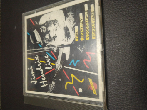 Cd Jimi Hendrix/ Live/ Usado/buenas Condiciones