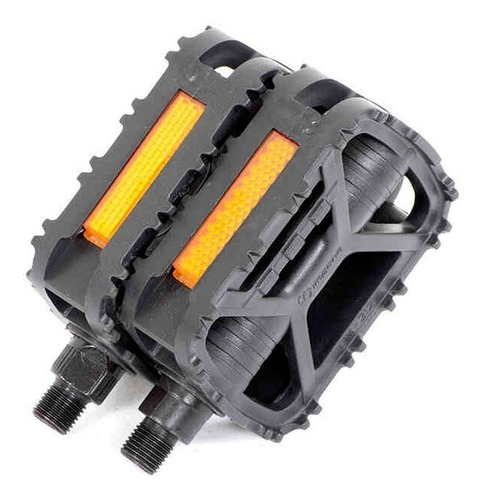 Pedales Para Bicicleta Mtb Tpx De Plástico 9/16 C/reflejante