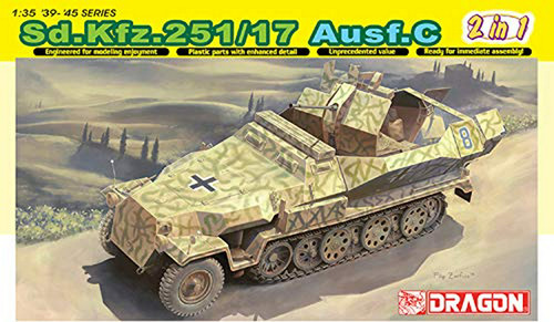 Maqueta Sd.kfz. 251/17 Ausf.c/comando 1/35