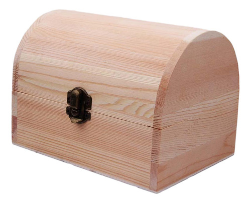 Caja De Madera Sin Terminar, Cofre Del 16cmx12cmx11,5cm