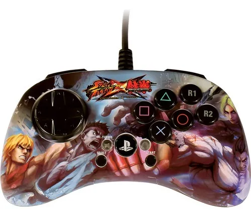 Control Street Fighter X Tekken - Fightpad Ps3 - Ryu Y Ken