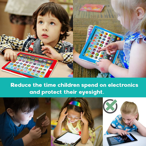 Kids Tablet Learning Pad Toddler Tablet With Abc Word Song M
