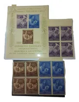 Comprar Bloque Y 3 Cuadros Estampilla Argentina Efira 1950