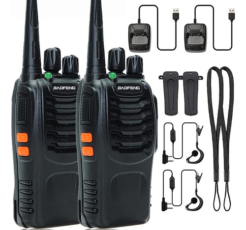 Baofeng Walkie Talkies Para Adultos Radios Recargables De La