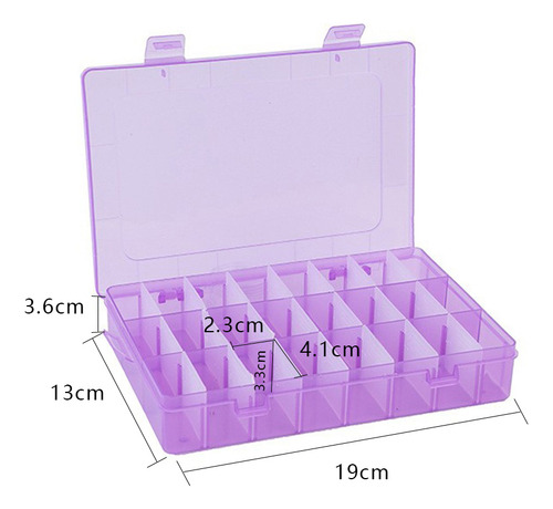 Caja De Almacenamiento Con Diseño Con Cierre, Caja Con Compa