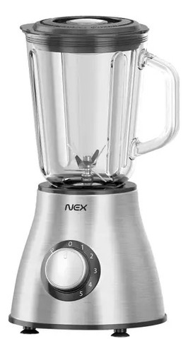 Licuadora Nex 1.5 Litros Acero Inoxidable 5 Velocidades