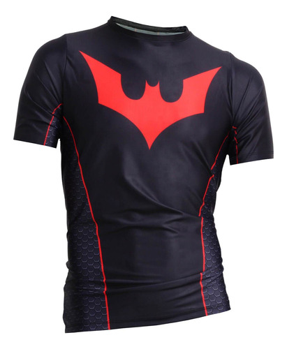 Playera Mma Licra Deportiva Gym Batman Beyond Del Futuro Vit