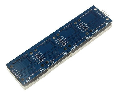 Max7219 Microcontrolador 4 En 1 Pantalla De Matriz De Puntos