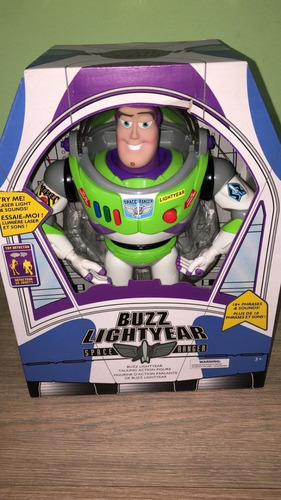 Imagen 1 de 4 de Buzz Lightyear Original Frases Toy Story 30cm Disney Store