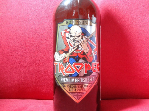 Imagen 4 de 7 de Cerveza Iron Maiden Trooper Botella Sellada Nueva