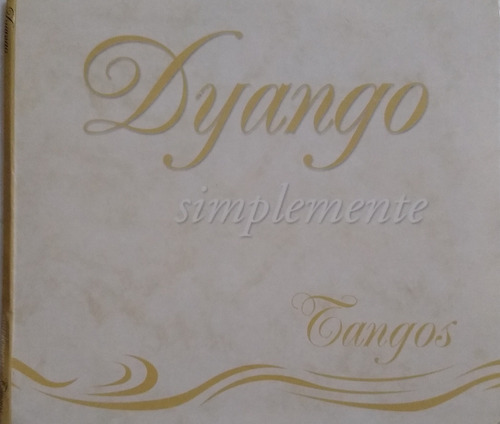 Dyango  Cd Original  Simplemente Tangos  