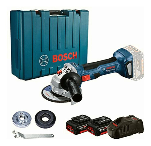 Bosch Esmeril Inalámbrico Gws 180-li Brushless 2 Baterias Y