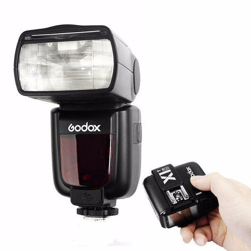 Flash Godox Tt600 + Transmisor X1t Para Nikon