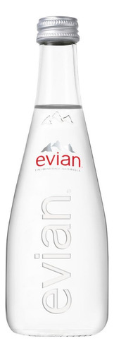 Agua Natural Mineral Evian 330 Ml. (12 Piezas)