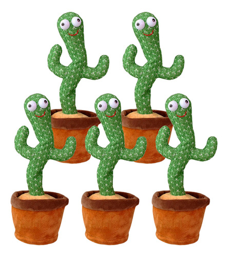 Mayoreo 5 Cactus Bailarin Peluche Juguete Para Niño 
