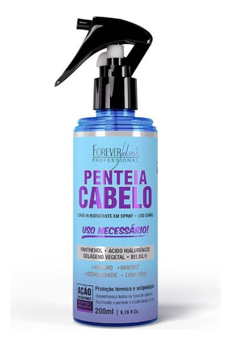 Leave-in Forever Liss Penteia Cabelo Hidratação De 200ml 200g