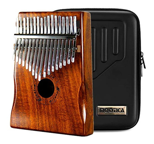 Moozica 17 Keys Kalimba Marimba, Solid Koa Wood Piano De Pul