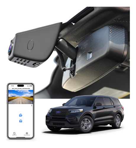 Mangoal Camara De Tablero 4k Personalizada Para Ford Explore