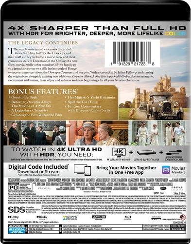 Imagen 2 de 3 de 4k Ultra Hd + Blu-ray Downton Abbey A New Era (2022)