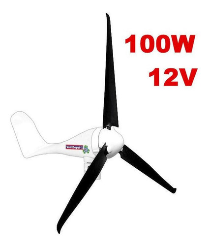 Generacion Por Aire Fabricantes, Mxmtr-001, 100 W, 12v, Vien