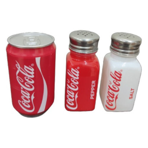 Saleiro, Pimenteiro E Paliteiro Automático Coca Cola