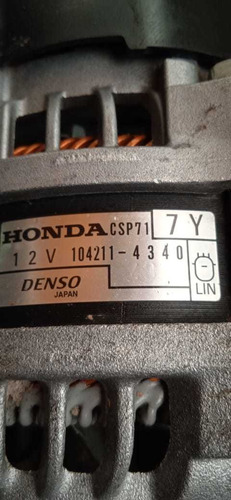Alternador Honda Cr-v Turbo 1.5l Honda Civic Turbo 2017-2021 (Usado)