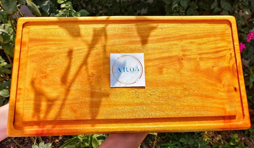 Kit Parrillero Con Tabla De Madera De Mora