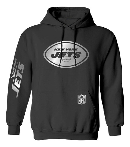 Sudadera Modelo Nfl New York Jets Edición Silver