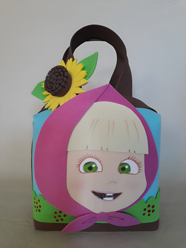 Bolsita Souvenir Masha Y El Oso X 10u Cumpleaños