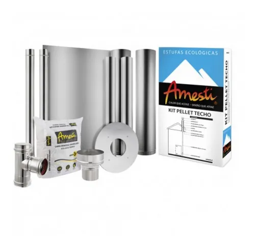 comprar Kit Instalación Estufa A Pellet Techo Amesti Mimbral
