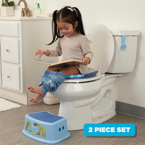 Conjunto De Entrenamiento Bluey: Asiento Suave, Banquita Aux