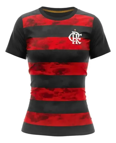 Camisa Flamengo Feminina Mengo Camiseta Rubro Negro Oficial — R$ 109,74 em Mercado Livre, 39% OFF