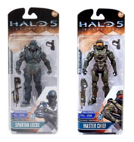 Halo Master Chief Y Spartan Loke Mc Farlane Toys Nuevos X2