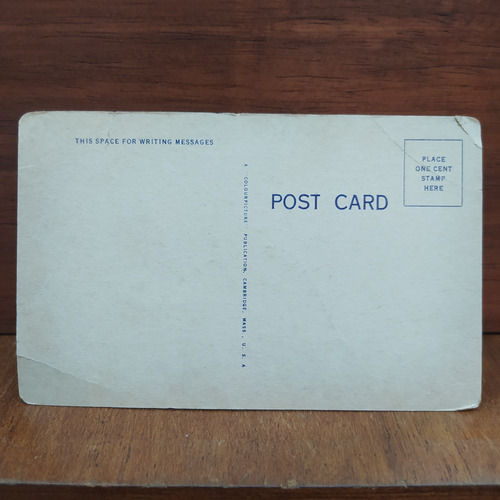 Antigua Tarjeta Postal Humorística Inglés (Usado)