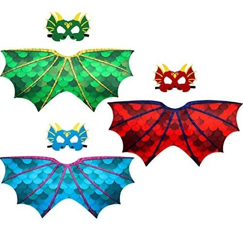 Creatoy Kids Dragon-wings-disfraz Para Niños Capa De Murciél