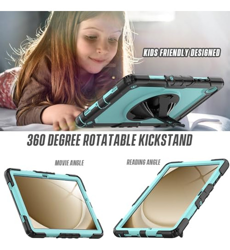 Funda Para Galaxy Tab A9 Plus Skyazul 11 PuLG Uso Rudo