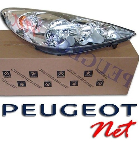 Óptica P/ Peugeot 207 Derecha Original + Lámparas De Fábrica
