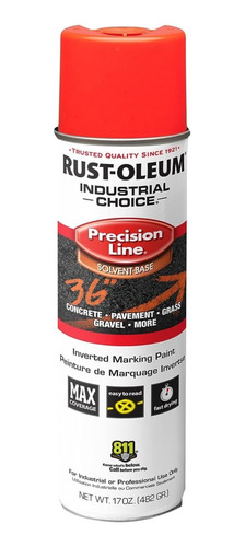 Pintura De Marcación En Invertido Rojo Seguridad Rust-oleum