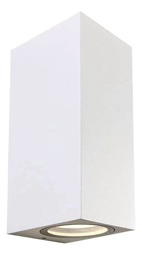 Aplique Decorativo Blanco 6w Rectangular Luz Calida 3000k 