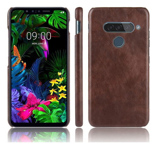 Para LG G8s Thinq A Prueba De Golpes Litchi Textura Pc+funda