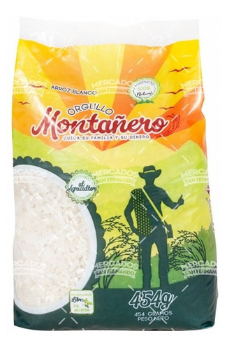 Arroz Blanco Montañero 450g X 25und