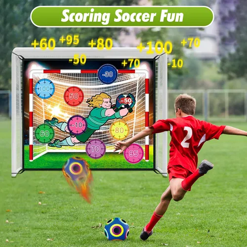 Juego De Fútbol Para Niños 180 X 150 Cm Con 2 Bolas