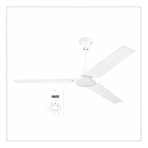 Ventilador De Techo 56 Uso Rudo 86w De Aspas 3 Metalicas