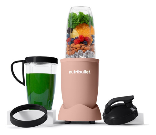 Nutribullet 900w Procesador De Alimentos Terracotamatte 7pcs Color Rosa