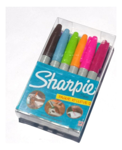 Marcador Permanente Sharpie Fino C/12 Colores