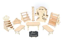 Comprar Candy Bar Mesa De Postres Dulces Fiesta Xv Años Mdf Kit H