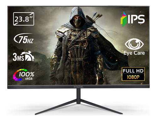 Monitor Juego 75hz 1080p - Fhd Marco Hdmi Vga Pantalla Led