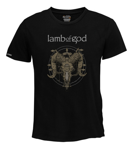 Camiseta Premium Hombre Lamb Of God Rock Metal Banda Bpr2